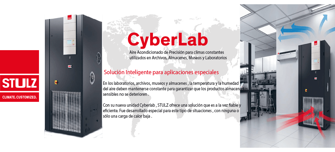 Stulz Ciberlab Aire acondicionada de precisión